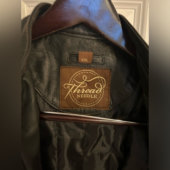 Vintage/ distressed Cafe Racer motorcycle jacket Leather. - Picture 4 of 4